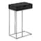 Monarch Specialties Side Table, 15.75 W, 24 H, Particle Board, Metal, Black I 3773 - alternate 1